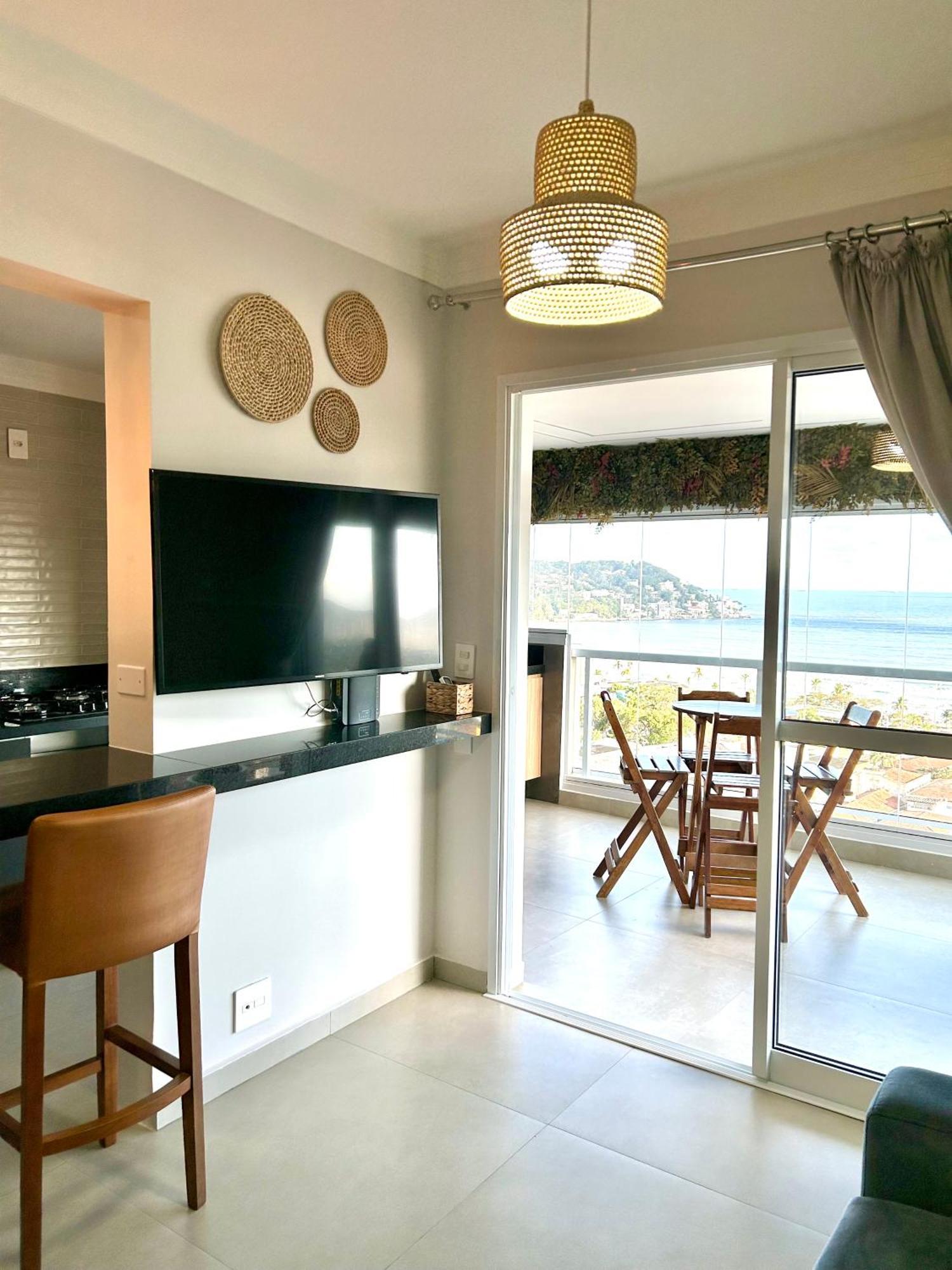 Apt Enseada Vista Mar Guarujá Zewnętrze zdjęcie